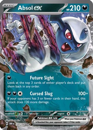 Absol ex (135/197) - SV03 Obsidian Flames Holofoil