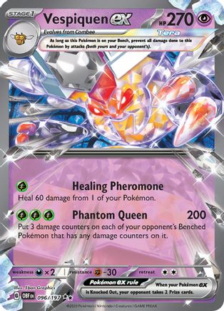 Vespiquen ex (96/197) - SV03 Obsidian Flames Holofoil