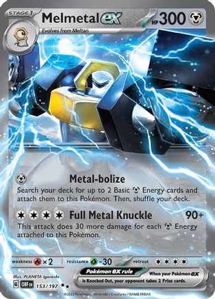 Melmetal ex (153/197) - SV03 Obsidian Flames Holofoil