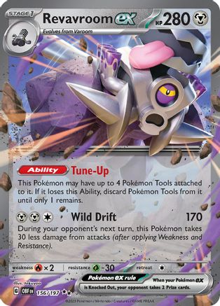 Revavroom ex (156/197) - SV03 Obsidian Flames Holofoil