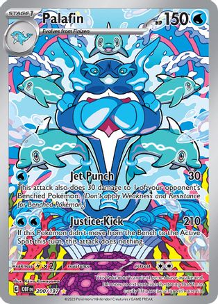 Palafin (200/197) - SV03 Obsidian Flames Holofoil