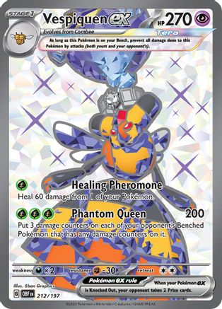 Vespiquen ex (212/197) - SV03 Obsidian Flames Holofoil