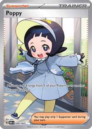 Poppy (220/197) - SV03 Obsidian Flames Holofoil