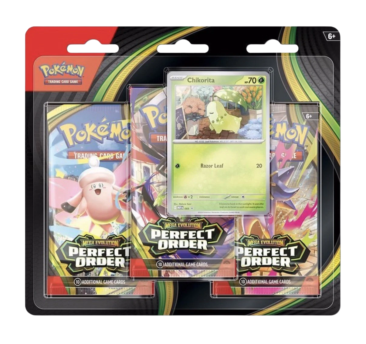 Perfect Order Chikorita 3 packs Blister