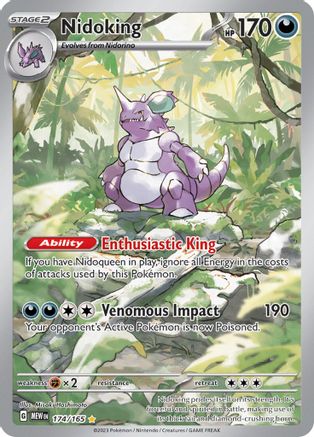 Nidoking (174/165) - SV Scarlet & Violet 151 Holofoil