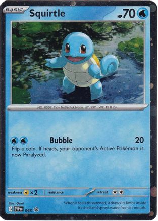 Squirtle (Cosmos Holo) (48) - SV Scarlet & Violet Promo Cards Holofoil