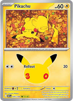 Pikachu 30e (35/128) (FR)