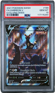 PSA 10 FA/UMBREON V EVOLVING SKIES