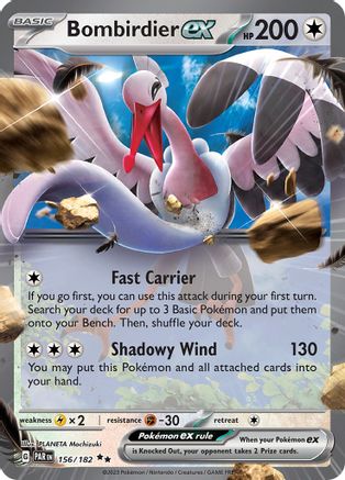 Bombirdier ex (156/182) - SV04 Paradox Rift Holofoil