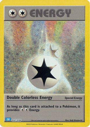 Double Colorless Energy (CLB) (32/034) - Trading Card Game Classic Holofoil