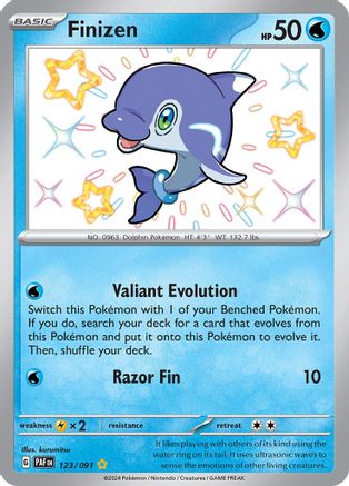 Finizen (123/091) - SV Paldean Fates Holofoil