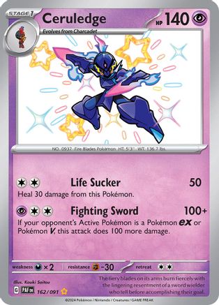 Ceruledge (162/091) - SV Paldean Fates Holofoil
