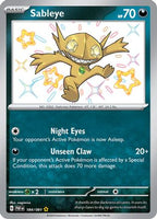 Sableye (184/091) - SV Paldean Fates Holofoil