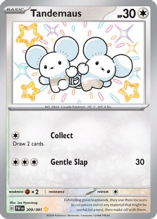 Tandemaus (209/091) - SV Paldean Fates Holofoil