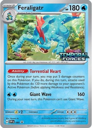 Feraligatr (Prerelease) (89) - SV Scarlet & Violet Promo Cards Holofoil
