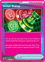 Unfair Stamp (165/167) - SV06 Twilight Masquerade Holofoil