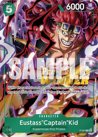 Eustass"Captain"Kid (OP-07 Pre-Release Tournament) [Winner] *Sealed*