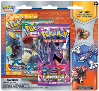 XY 3-Pack Blister Primal Groudon Pin Collection