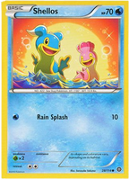 Shellos (28/114) [Square Cut Misprint] XY Steam Siege