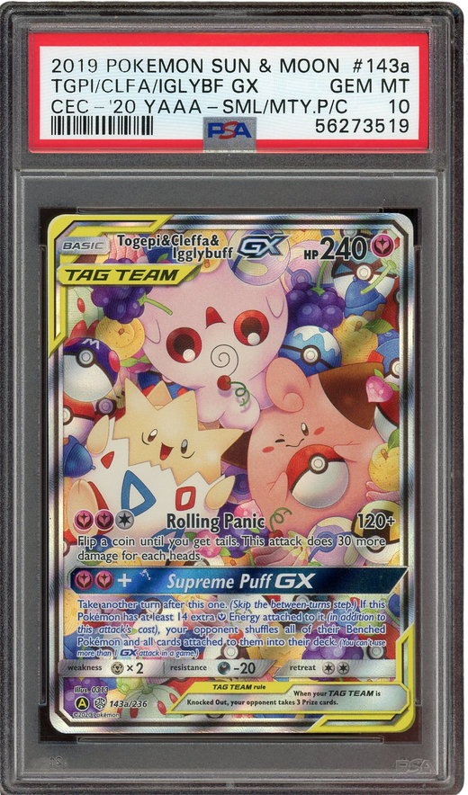 PSA 10 TGPI/CLFA/GLYBF GX COSMIC ECLIPSE
