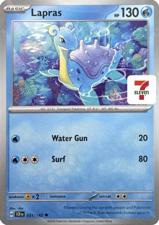 Lapras (7Eleven Promo) (31/142) - Miscellaneous Cards & Products