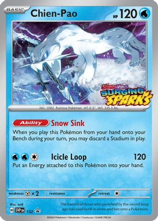 Chien-Pao (152) - SV Scarlet & Violet Promo Cards Holofoil