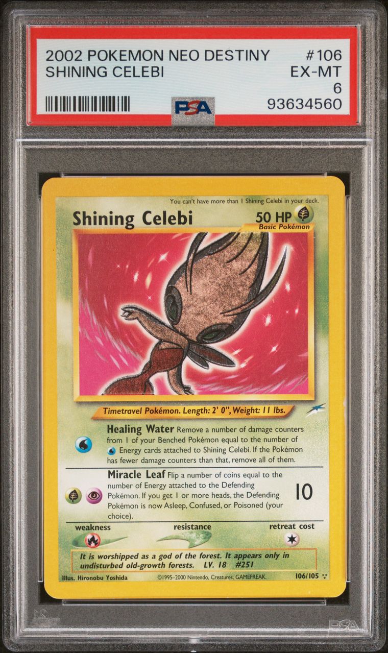 PSA 6 SHINING CELEBI