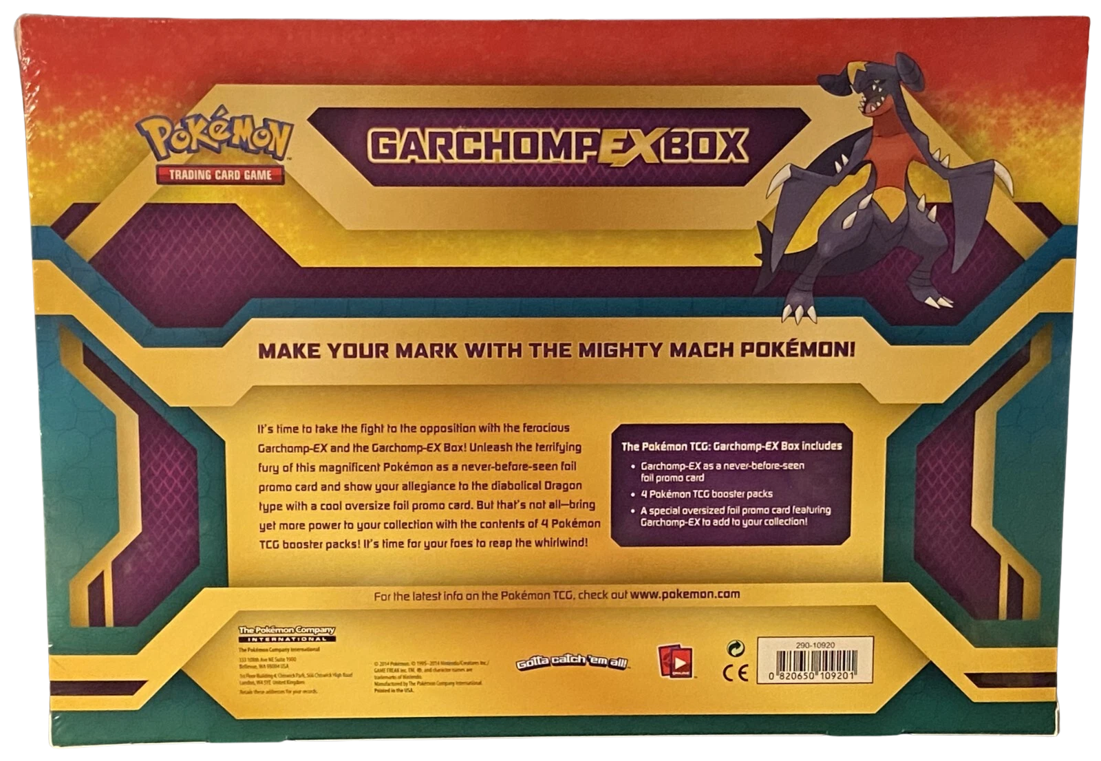 GARCHOMP EX BOX