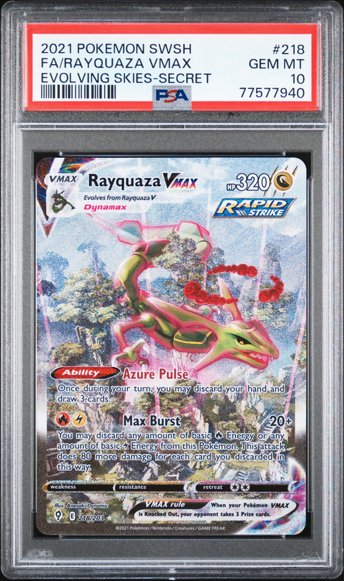 PSA Card Front