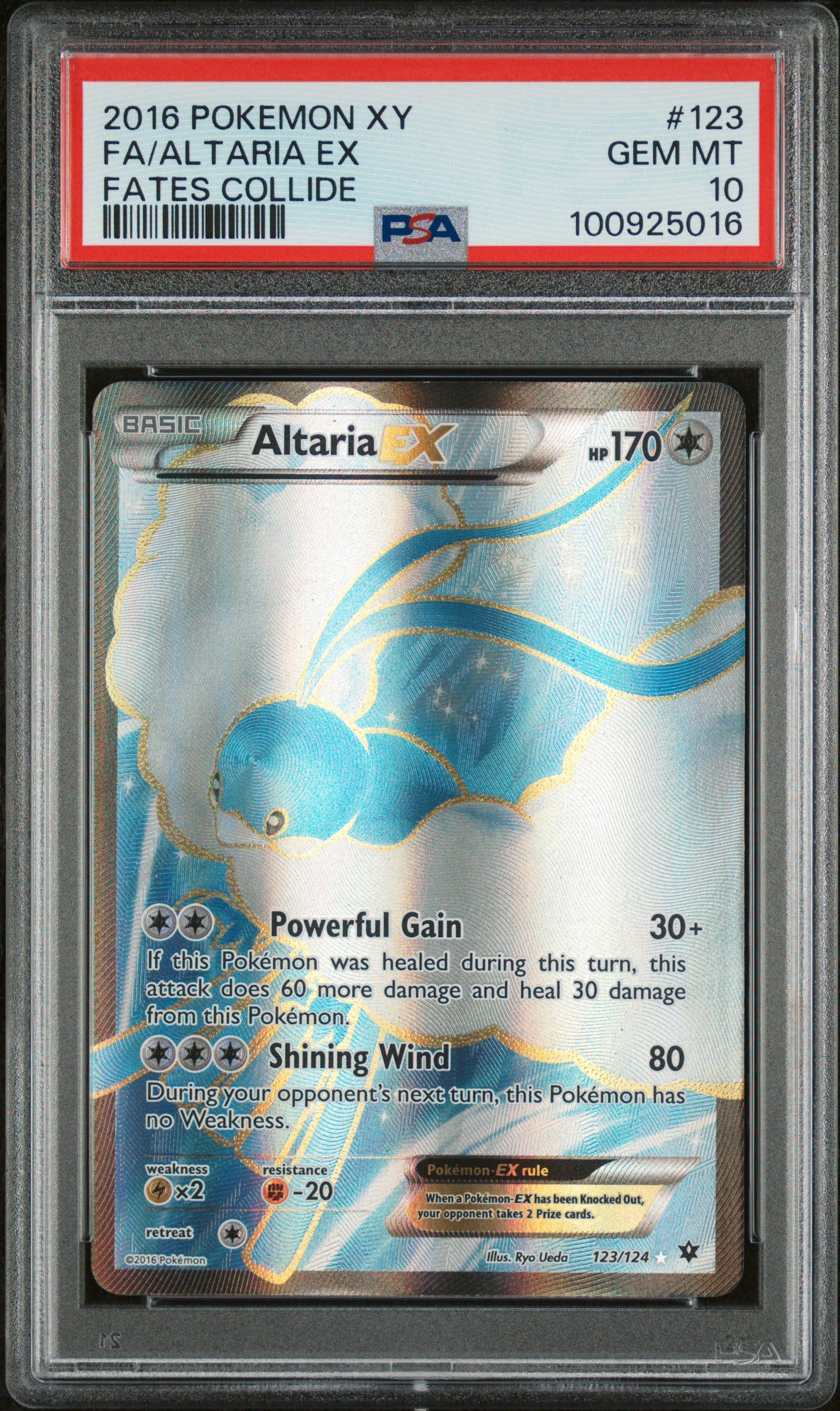 PSA 10 FA/ALTARIA EX FATES COLLIDE