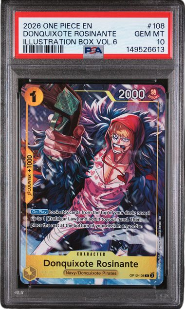 PSA 10 DONQUIXOTE ROSINANTE ILLUSTRATION BOX VOL.6