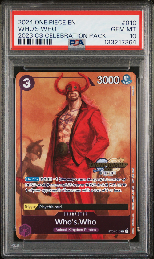 PSA Card Front