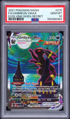 PSA 10 FA/UMBREON VMAX EVOLVING SKIES