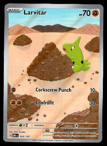 Larvitar - 203/197 - Illustration Rare