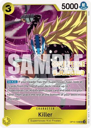 Killer (Judge Pack Vol. 5) (OP10-106)