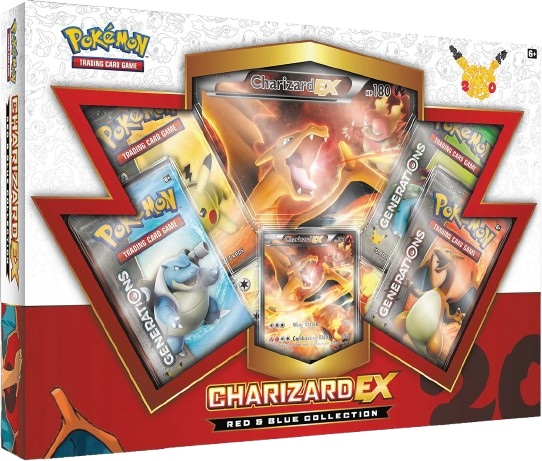 Red & Blue Collection: Charizard EX Box European Set English