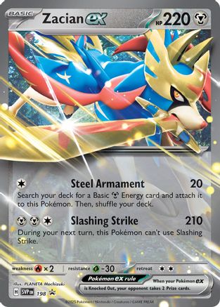 Zacian ex (198) - SV Scarlet & Violet Promo Cards Holofoil