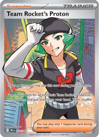 Team Rocket's Proton (227/182) - SV10 Destined Rivals Holofoil