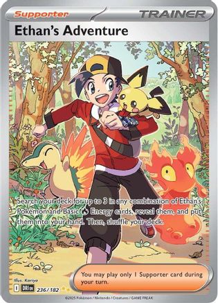 Ethan's Adventure (236/182) - SV10 Destined Rivals Holofoil