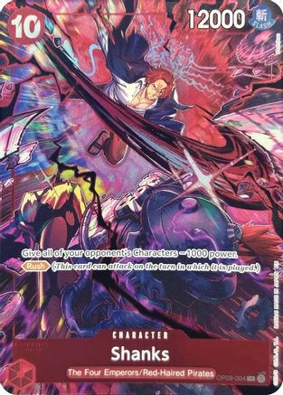 Shanks (004) (English Version 2nd Anniversary Set) (OP09-004) - One Piece Promotion Cards Foil