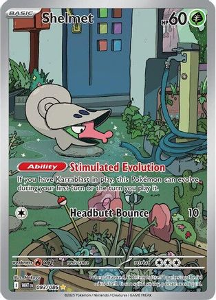Shelmet (93/086) - SV White Flare Holofoil
