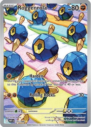 Roggenrola (127/086) - SV White Flare Holofoil