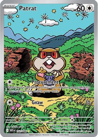 Patrat (152/086) - SV White Flare Holofoil