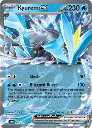 Kyurem ex (28/086) - SV Black Bolt Holofoil