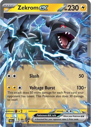 Zekrom ex (34/086) - SV Black Bolt Holofoil
