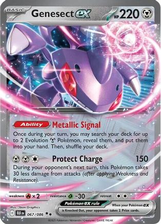 Genesect ex (67/086) - SV Black Bolt Holofoil