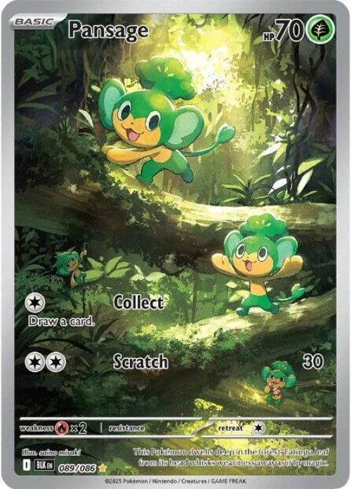 Pansage - 089/086 - Black Bolt