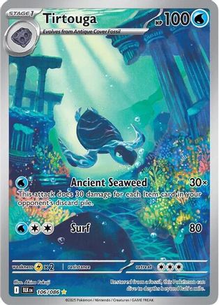 Tirtouga (106/086) - SV Black Bolt Holofoil