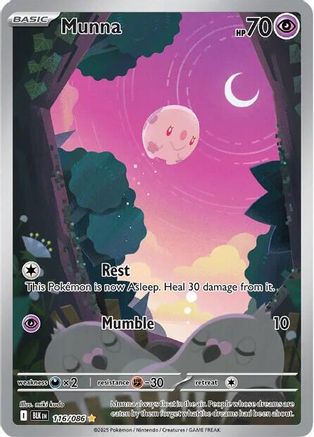 Munna (116/086) - SV Black Bolt Holofoil
