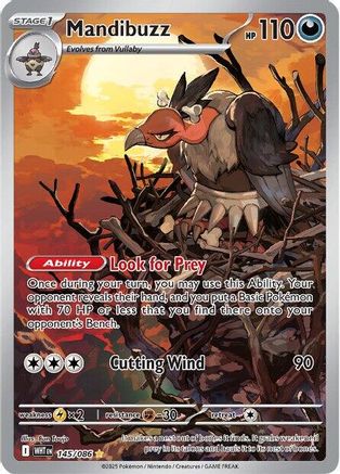 Mandibuzz (145/086) - SV White Flare Holofoil